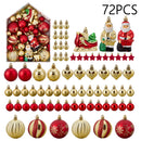 Lifeideas 72-Piece Christmas Ornaments Set For Tree Decorations