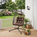 Breeins Swing Hanging Egg Chair With Cushion And Headrest