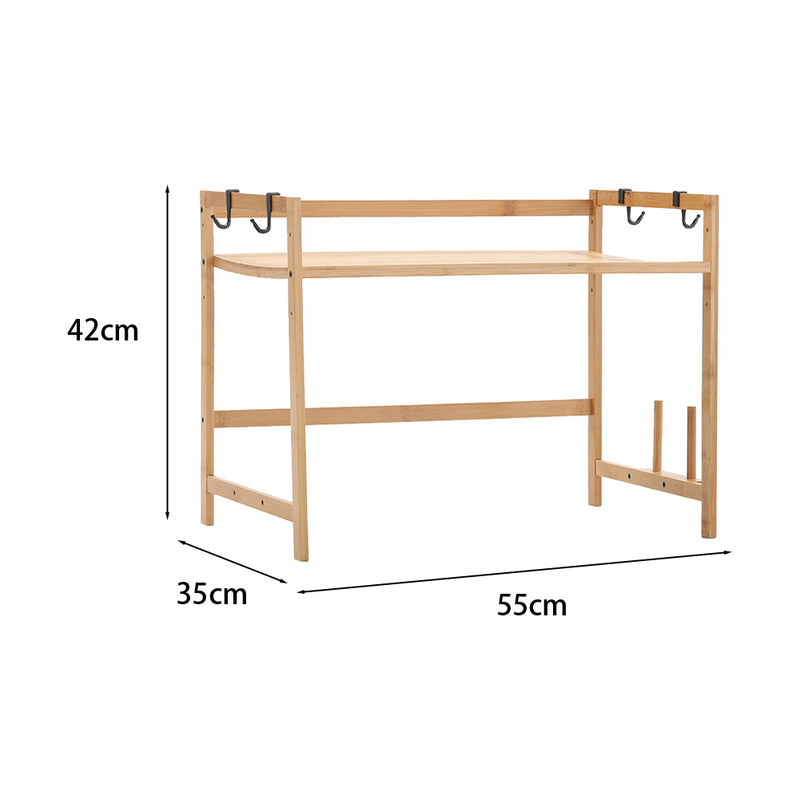 Livingandhome Free Standing Kitchen Organizer Storage Shelf Spice Jars Rack
