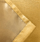 Enhanced Living Vogue Ochre Eyelet Thermal Noise reducing Dim Out Curtains - Pair