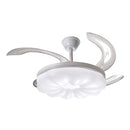 Cottonfy UK Dimmable Ceiling Fan Light with Remote and Retracted Blades