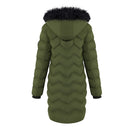 Mid-Length Coat with Detachable Hood