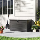 Garden Sanctuary 350L Metal Outdoor Garden Storage Box Lockable