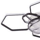 Cottonfy UK Geometric LED Ceiling Fan Light