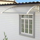 Garden Sanctuary Window Door Awning Canopy with Brackets