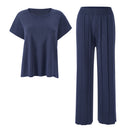 2-Piece Casual Outfits Knitted Lounge Set