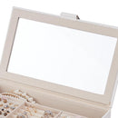 Sheonly 4-Tier Jewellery Storage Box with Transparent Lid