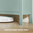 HOMCOM 4 Drawer Shoe Cabinet with Flip Doors for Hallway, Entryway, Green