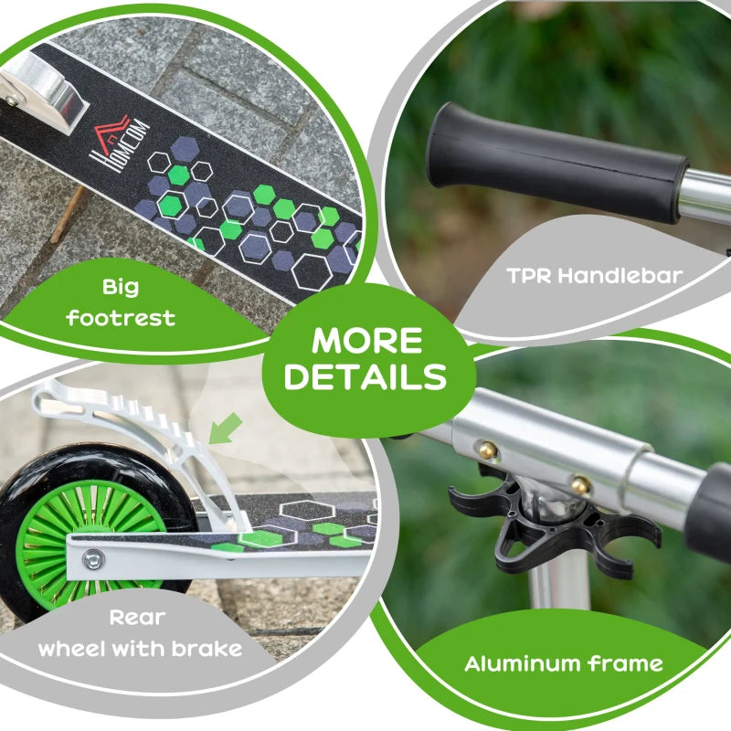 HOMCOM Scooter for Kids - White