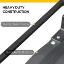 HOMCOM Bike Trailer Wagon Bicycle Cargo Trailer w/ Suspension, 2 Wheels, Black