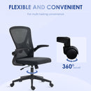 Vinsetto Mesh Office Chair Computer Chair With Swivel Wheels For Home Office