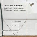 Outsunny Walk-in Tunnel Greenhouse, Upgraded Structure, Mesh Door & Windows