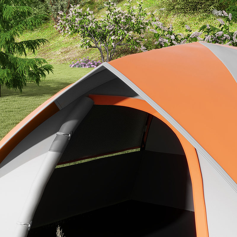 Outsunny 2 Man Camping Tent w/ Sewn-in Groundsheet, 3000mm Waterproof