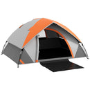 Outsunny 2 Man Camping Tent w/ Sewn-in Groundsheet, 3000mm Waterproof