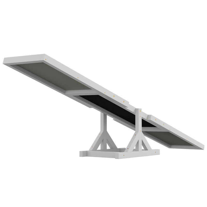 PawHut Wooden Pet Seesaw For Big Dogs With Anti-Slip Surface