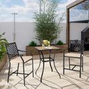 3 Pieces Patio Bar Set With High-Density Seat Cushions