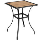 3 Pieces Patio Bar Set With High-Density Seat Cushions