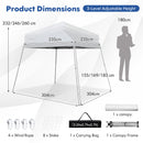 3 X 3M Pop-up Gazebo With Carrying Bag-White