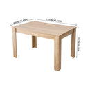 Livingandhome Rectangular Dining Table