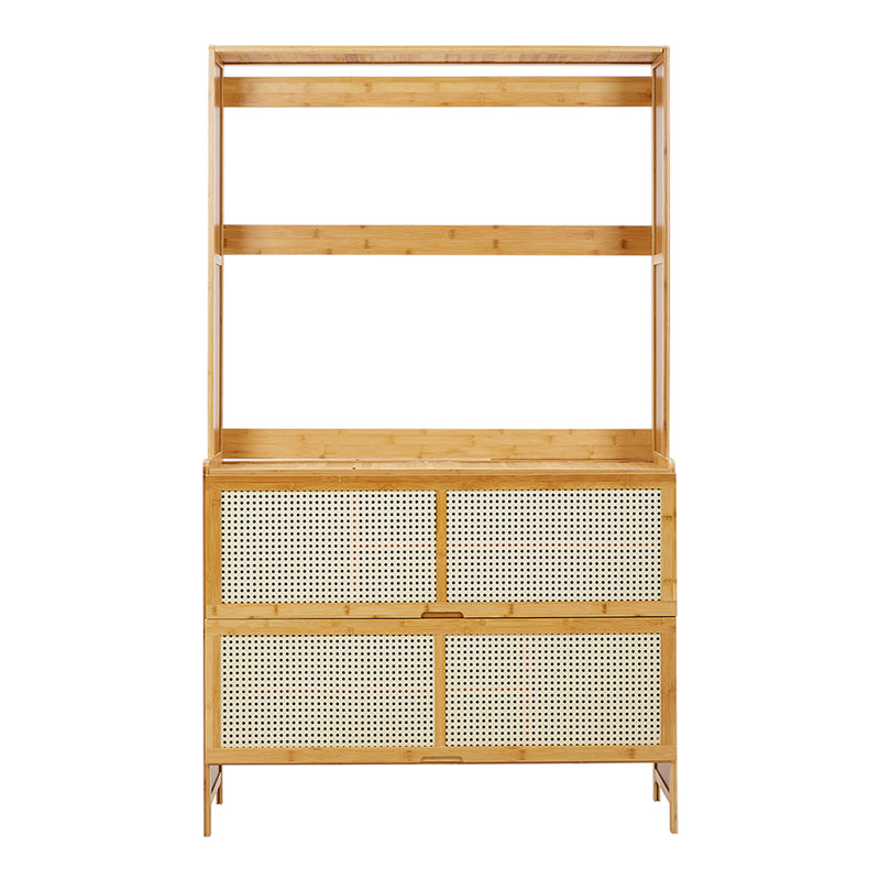 Lifeideas Wooden Entryway Storage Shoe Cabinet