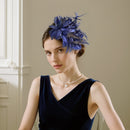Feather Flower Fascinator Headband