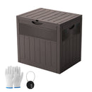 Breeins 126L PP Garden Storage Box With Combination Padlock