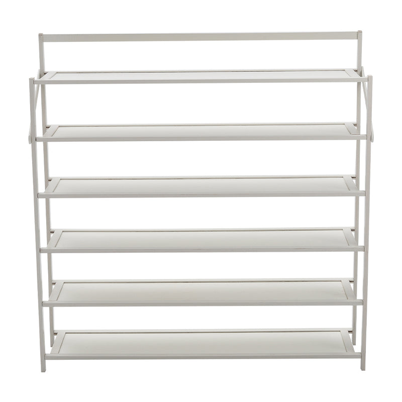 Lifeideas 6-Tier Foldable Bamboo Shoe Rack