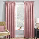 Enhanced Living Matrix Blush Pink Tape Top Thermal Noise reducing Dim Out Curtains - Pair