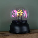14cm Battery Operated Light Up Spooky Halloween Globe With LEDs
