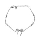 Elegant Three-Piece Bow-Knot Jewelry Set