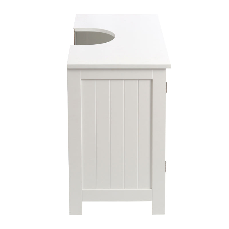 Livingandhome Under Sink Bathroom Cabinet 2 Shutter Door