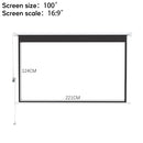 Lifeideas 16:9 Electric Motorized Projector Screen