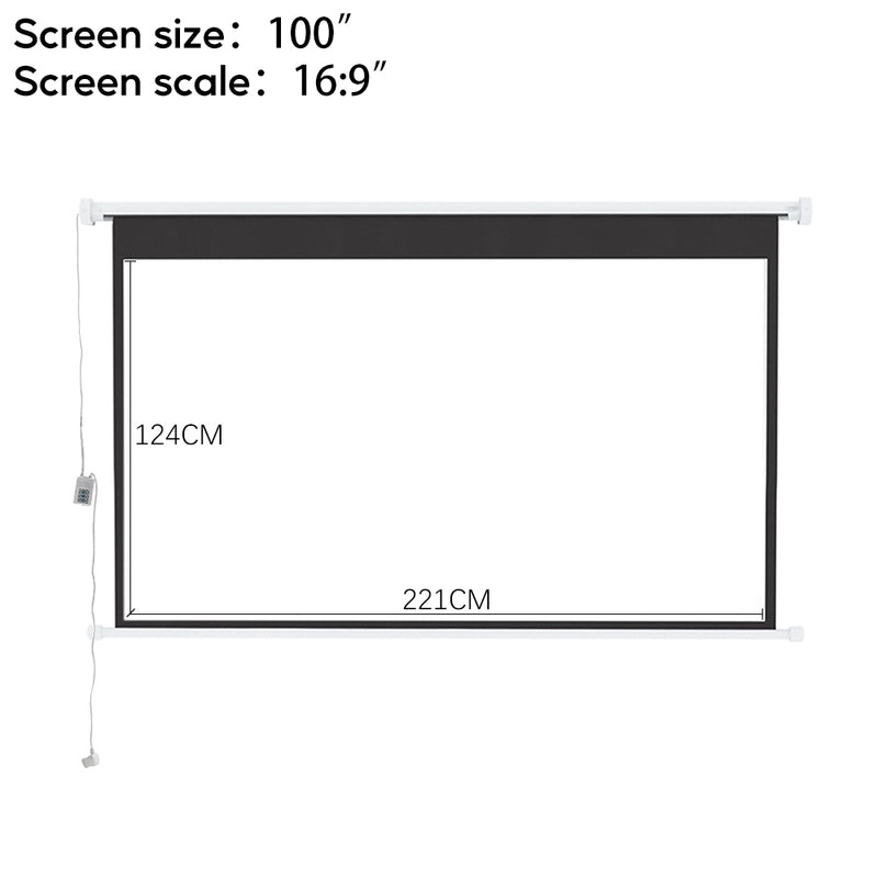 Lifeideas 16:9 Electric Motorized Projector Screen