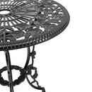 Breeins 3pcs Cast Aluminum Outdoor Bistro Dining Set