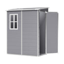 Livingandhome Outdoor Plastic Storage Shed