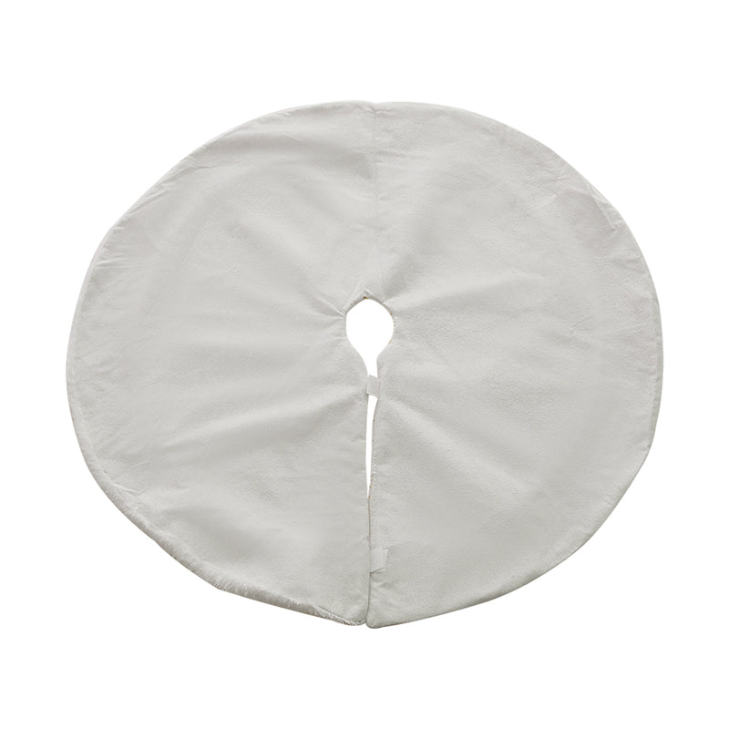 Lifeideas Hot Stamping Golden Twig Plush Christmas Tree Skirt