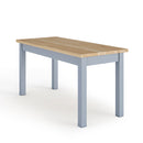 Livingandhome 3 Piece Modern Wood Dining Table and Benches Set