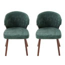 Livingandhome Set of 2 Upholstered Dining Chairs
