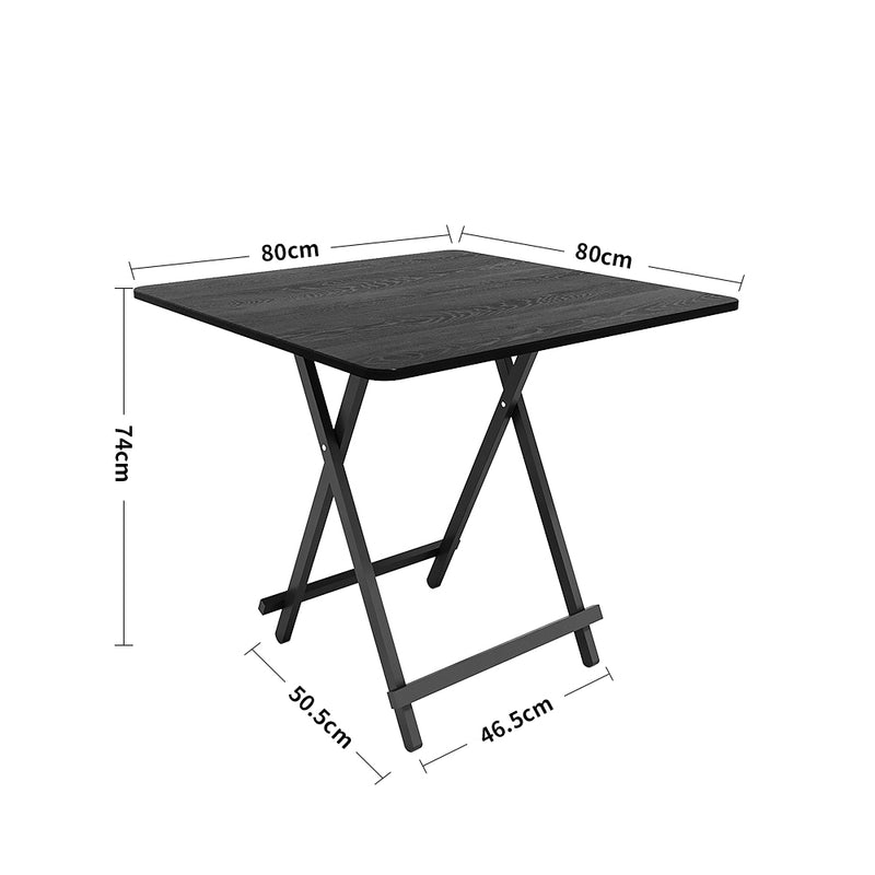 Livingandhome Folding Wooden Dining Table