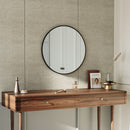 Cottonfy UK Round Bathroom Framed Mirror Wall Hanging