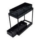 Lifeideas Compact Two-Tier Sliding Storage Rack