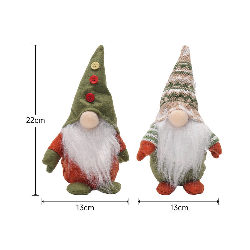 Lifeideas 2 Pcs Christmas Gnome Ornament Decorations
