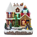 Lifeideas Christmas House Music Box Ornaments