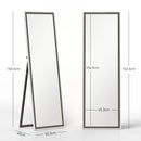 HOMCOM Full Length Mirror, Standing Leaning Wall, 163 X 53 Cm
