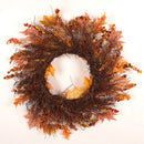 Artificial Fall Wreath With Berries
