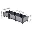 Breeins Plastic Raised Garden Bed Planter Box