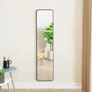 Livingandhome Full Length Mirror with Rounded Corners Door Hanging