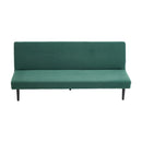 Livingandhome Modern Green Convertible Sofa Bed