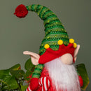 46cm Battery Operated Light up Standing Christmas Elf Gonk with Warm White LEDs