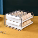 Lifeideas Double-layer Transparent Egg Storage Drawer Box